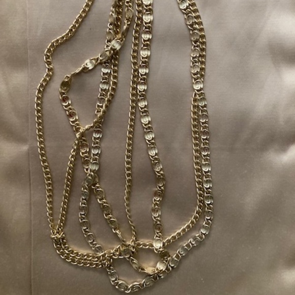 Vintage Sarah Coventry Four Strand Chain Necklace - Picture 7 of 9